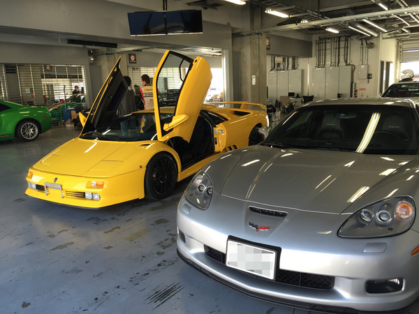 Lamborghini Diablo Jota & Corvette Z06